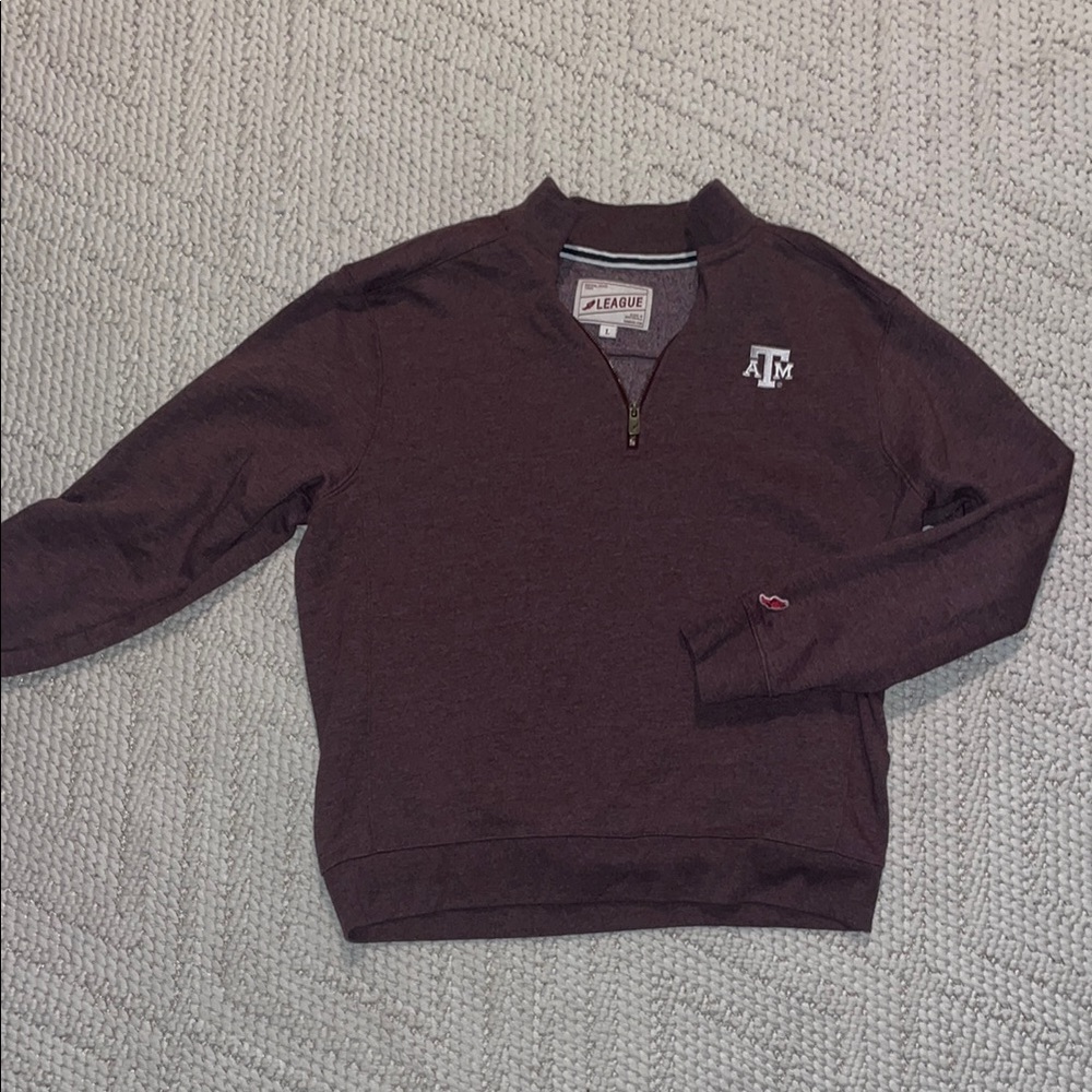 League Texas A&M Quarter-Zip Pullover - Maroon
